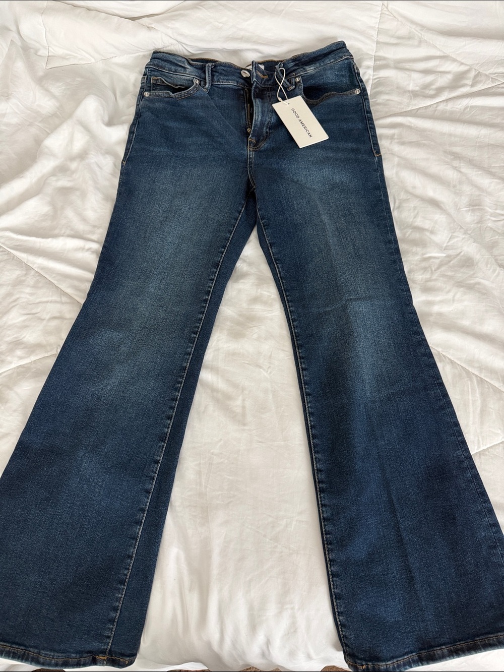 Good American Always Good Petite Bootcut - Indigo446